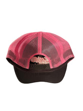 Load image into Gallery viewer, SnapBack Hat - Dark Grey/Neon Pink