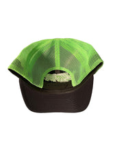 Load image into Gallery viewer, SnapBack Hat - Dark Grey/Neon Green