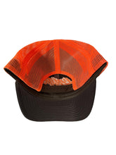 Load image into Gallery viewer, SnapBack Hat - Dark Grey/Neon Orange