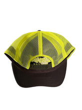 Load image into Gallery viewer, SnapBack Hat - Dark Grey/Neon Yellow