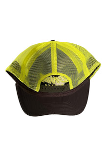 SnapBack Hat - Dark Grey/Neon Yellow