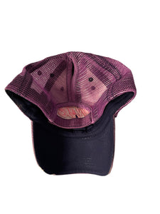 Ponytail Relief Slot Hat - Purple