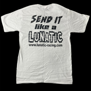 Lunatic Racing Youth T-Shirt - Slogan Print